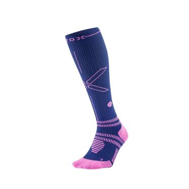 Stox Running Socks donkerblauw/roze dames 
