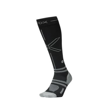 Stox Running Ultralight Socks zwart/grijs dames 