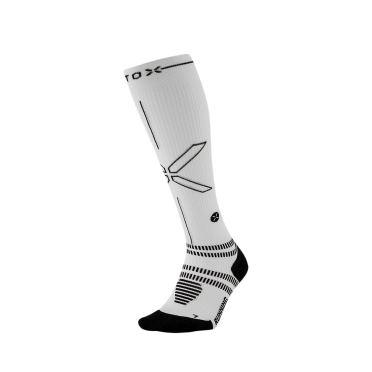 Stox Running Socks wit/zwart heren 