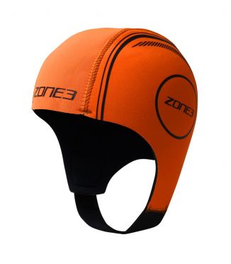 Zone3 Neopreen swim cap oranje