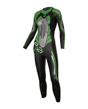 2XU P:2 Propel lange mouw wetsuit zwart/groen dames 