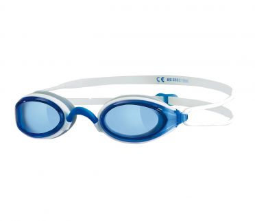 Zoggs Fusion air blauwe lens zwembril blauw/wit