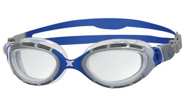 Zoggs Predator flex 2.0 zwembril zilver/blauw 