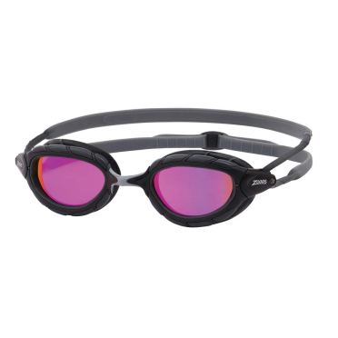 Zoggs Predator titanium zwembril zwart/paars 