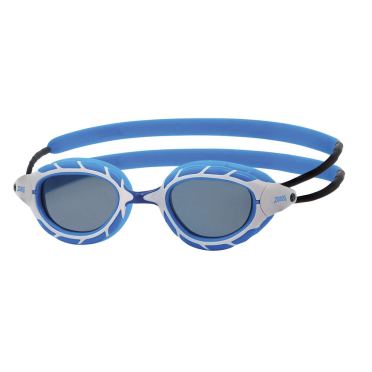 Zoggs Predator donkere lens zwembril blauw/wit 