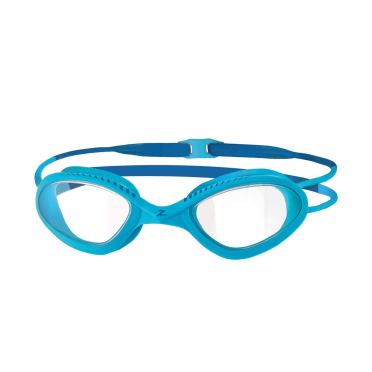 Zoggs Tiger LSR+ transparante lens zwembril blauw 