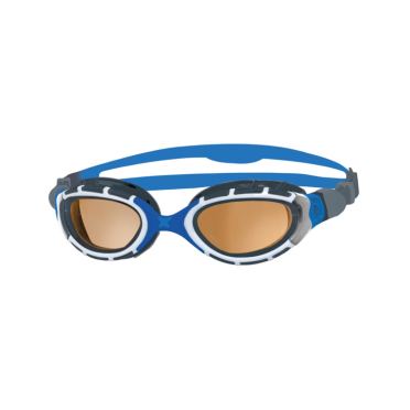 Zoggs Predator flex polarized ultra zwembril zwart/blauw 