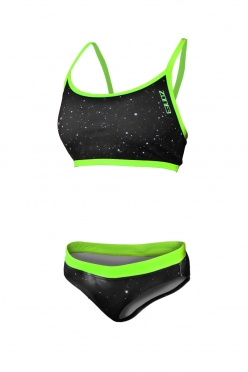 Zone3 Cosmic bikini zwart/geel dames 