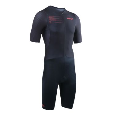 Zone3 Aeroforce X II trisuit korte mouw zwart heren 