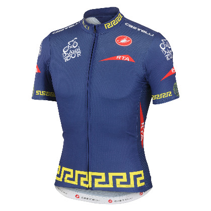 Castelli tour of dubai 2014 team jersey leaders blauw heren 00227-055 CA00227-055