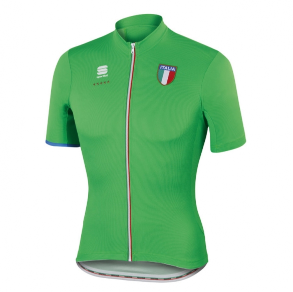 Sportful Italia CL fietsshirt groen heren 1101620-004