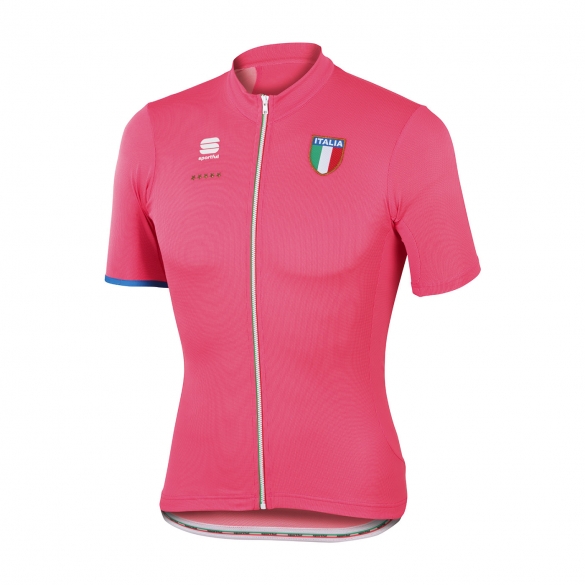 Sportful Italia CL fietsshirt roze heren 1101620-015