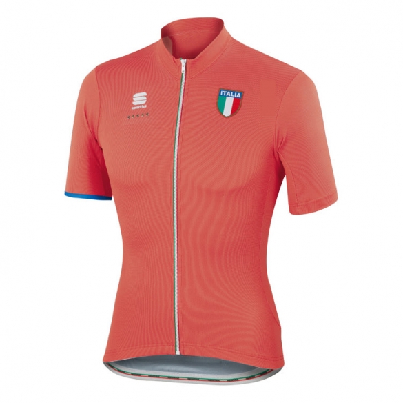 Sportful Italia CL fietsshirt rood heren 1101620-567