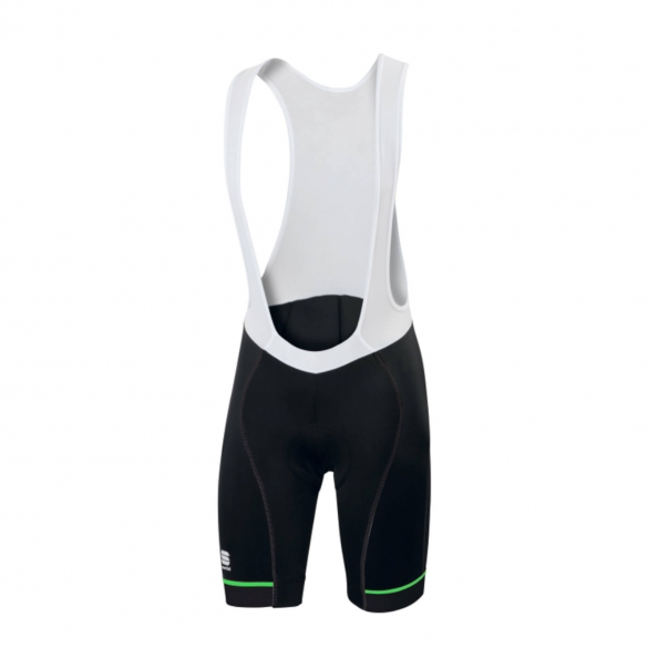 Sportful Giro Bibshort zwart/fluo-groen heren 1101733-287