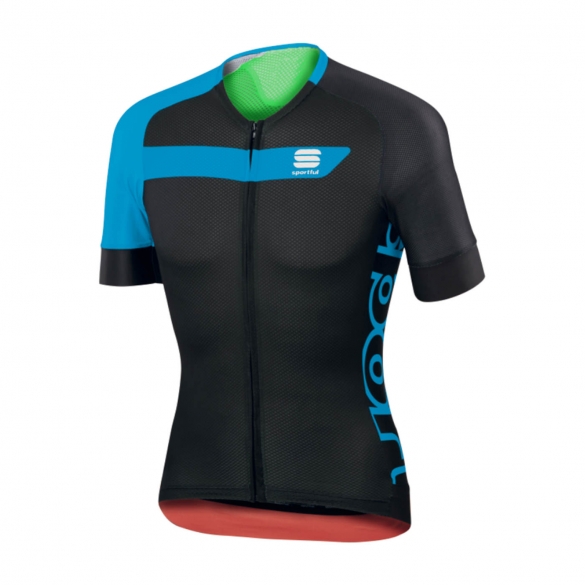 Sportful Veloce Fietsshirt zwart/blauw heren 1101741-274