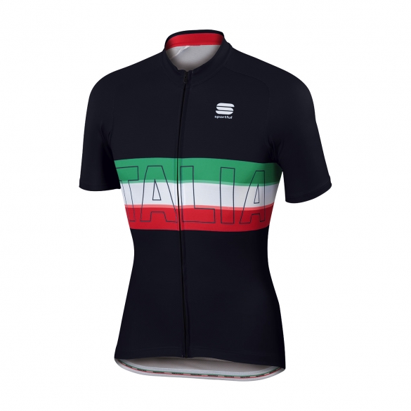 Sportful Italia fietsshirt IT zwart heren 1101754-002
