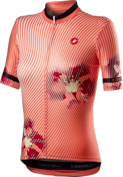 Castelli Primavera fietsshirt oranje dames 21048-968