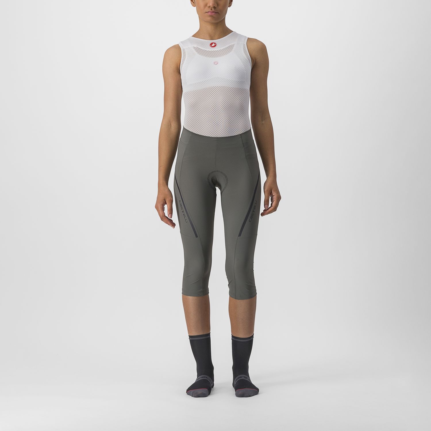 Castelli Velocissimo 3 bibknicker donkergrijs dames M