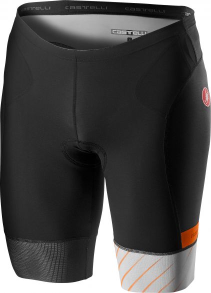 Castelli Free tri short zwart/zilvergrijs heren 18107-870