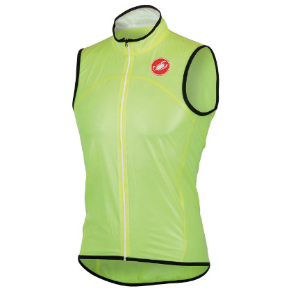 Castelli Sottile due vest geel-fluo heren 13088-032 CA13088-032(2015)