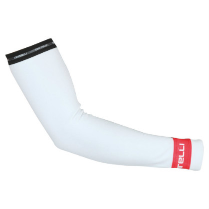 Castelli Thermoflex armwarmers wit/rood 14039-231 2015 CA14039-231(2015)