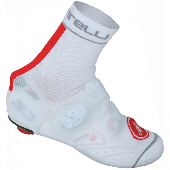 Castelli Belgian bootie 4 overschoenen wit/rood heren 14544-123 CA14544-123
