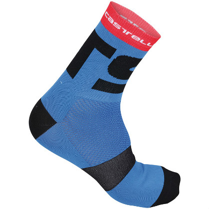 Castelli Free X13 sock blauw/zwart heren fietssokken 15031-059 2015 CA15031-059(2015)
