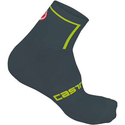 Castelli Velocissimo 6 sock turbulence/geel heren fietssokken 15032-005 2015 CA15032-005(2015)