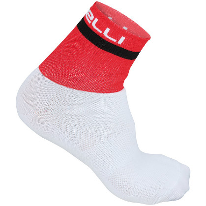 Castelli Volo 9 sock wit heren fietssokken 15033-001 2015 CA15033-001(2015)