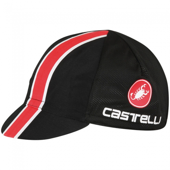 Castelli Free performance cap zwart/rood 15035-010 2015 CA15035-010(2015)