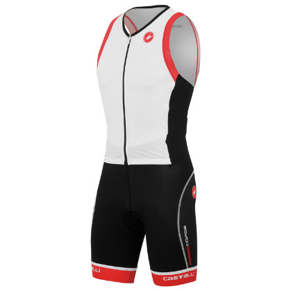 Castelli Free sanremo tri suit mouwloos wit heren 14107-101 2015 CA14107-101(2015)