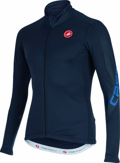 Castelli Classica thermo jersey FZ blauw heren 14517-055 CA14517-055(2015)