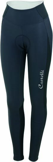 Castelli Illumnia fietsbroek lang antraciet/wit dames 14564-001 CA14564-001