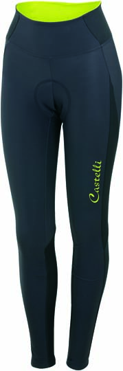 Castelli Illumnia fietsbroek lang antraciet/sulphur dames 14564-015 CA14564-015