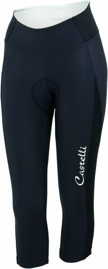 Castelli Illumnia fietsbroek 3/4 antraciet/wit dames 14565-001 CA14565-001
