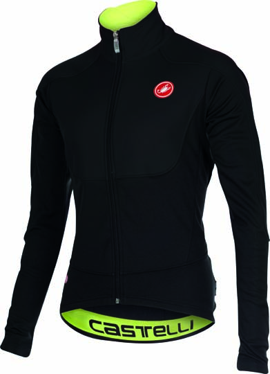 Castelli Passo giau jacket zwart/geel-fluo heren 15521-010 CA15521-010