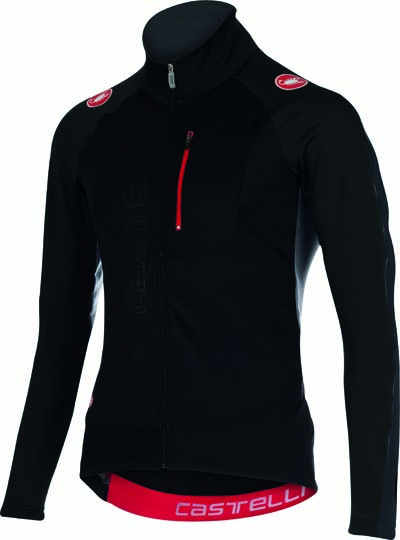 Castelli Trasparente 3 wind jersey FZ zwart/antraciet heren 15525-910 CA15525-910