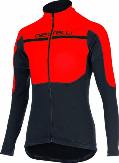 Castelli Secondo strato jersey FZ rood/antraciet heren 15526-239 CA15526-239