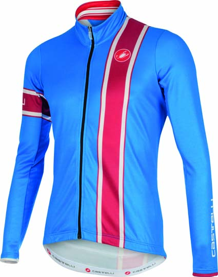 Castelli Storica jersey FZ blauw/rood heren 15532-059 CA15532-059
