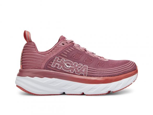 Hoka One One Bondi 6 hardloopschoenen roze dames 1019270-HRLN