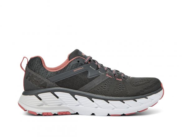 Hoka One One Gaviota 2 hardloopschoenen donkergrijs/roze dames 1099630-DSLN
