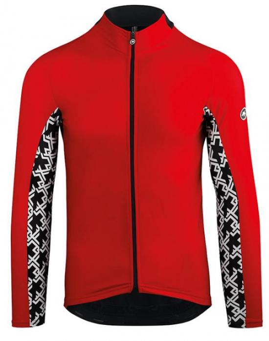Assos Mille GT spring fall lange mouw fietsshirt rood heren 112427347