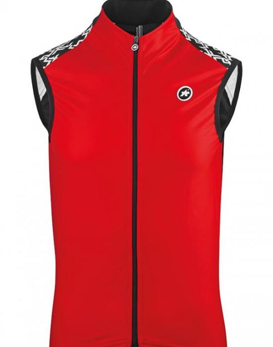 Assos Mille GT spring fall mouwloos vest rood heren 113034247