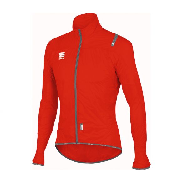 Sportful Hotpack ultralight lange mouw jacket rood heren 1101134-051