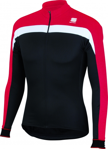 Sportful Pista Thermal Jersey zwart/rood heren SP1101152-267