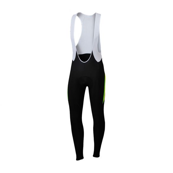 Sportful Gruppetto bibtight zwart/groen/geel heren 1101265-287