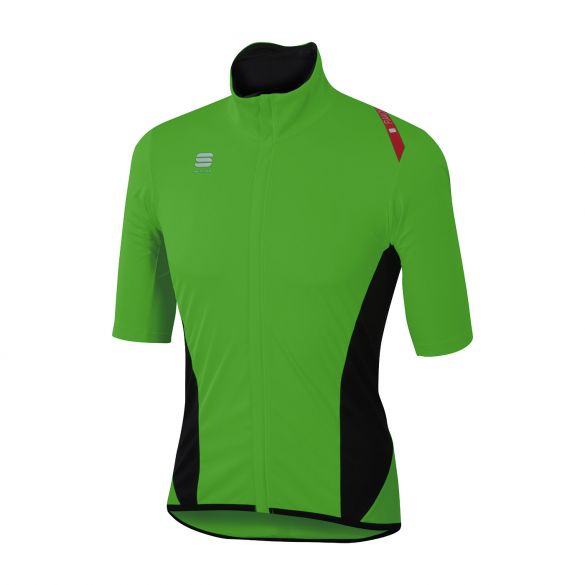 Sportful Fiandre light norain korte mouw fietshirt groen heren 1101367-187
