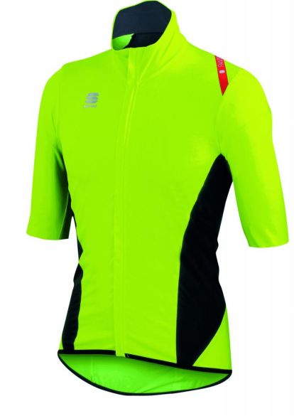 Sportful Fiandre Light Norain Short sleeve fietshirt geel heren 1101367-091