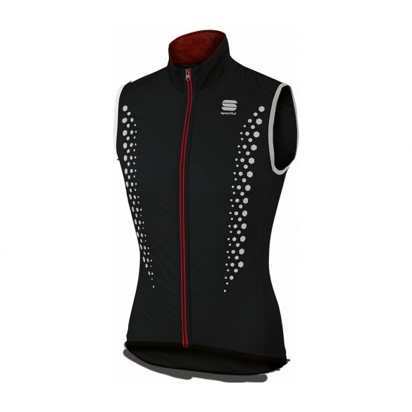 Sportful Hotpack Hi Viz mouwloos vest zwart heren 1101633-002