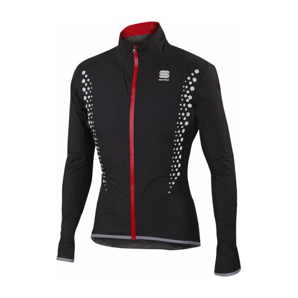 Sportful Hotpack Hi Viz norain lange mouw jacket zwart heren 1101634-002